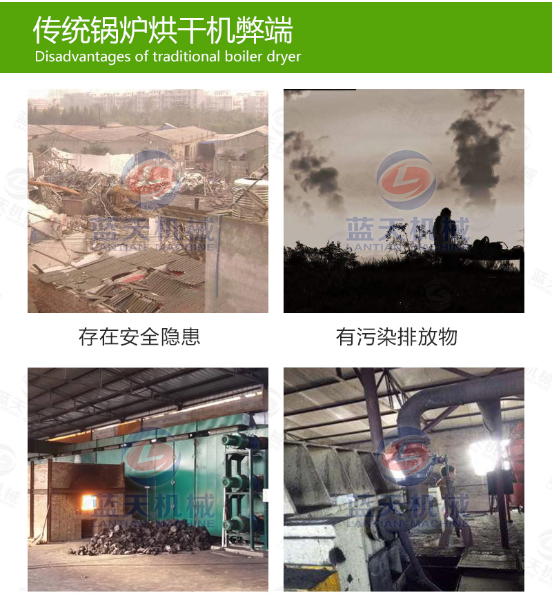 帶式青菜烘干機(jī)傳統(tǒng)烘干機(jī)弊端